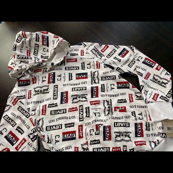 Boys Levi's Fleece Batwing Pullover Hoodie - Picture 16 of 16